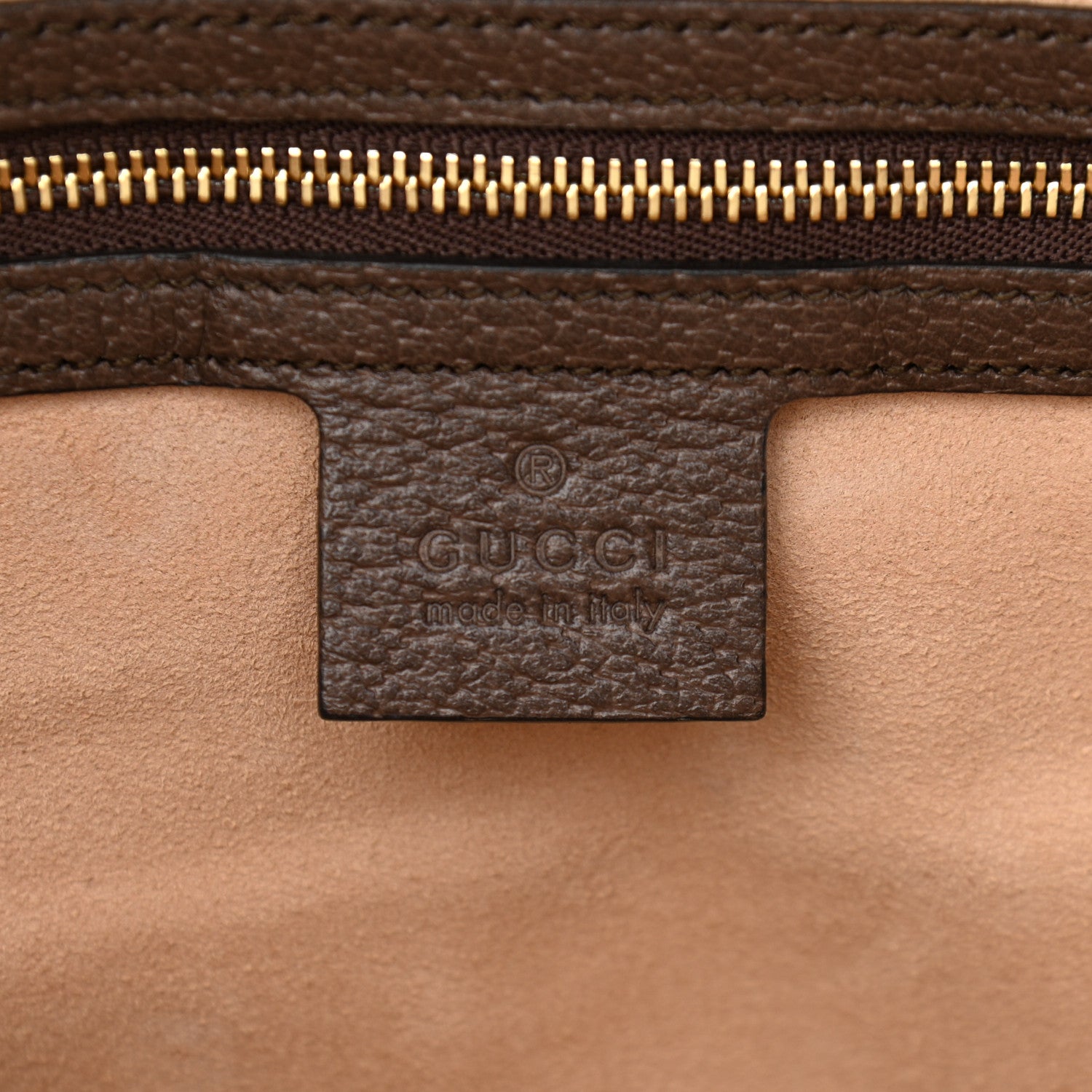 Gucci GG Supreme Monogram Medium Ophidia Shopping Tote Brown 6 of 11