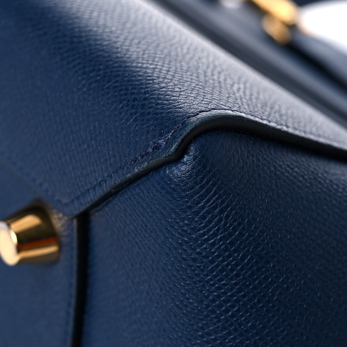 Grained Calfskin Mini Belt Bag Deepsea