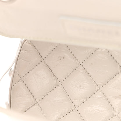 Chanel Crumpled Calfskin PVC Quilted Backpack White 15 of 21