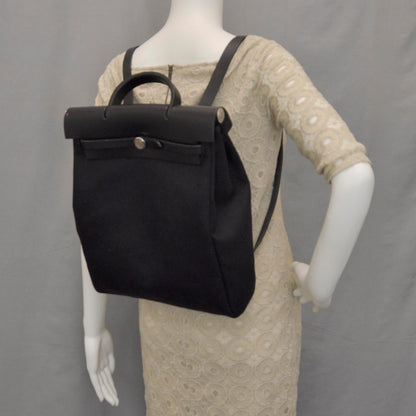 Hermes Toile Herbag Black 2 of 8