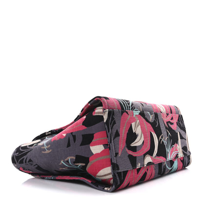 Chanel Velvet Calfskin Medium Deauville Tote Pink Multicolor 5 of 11