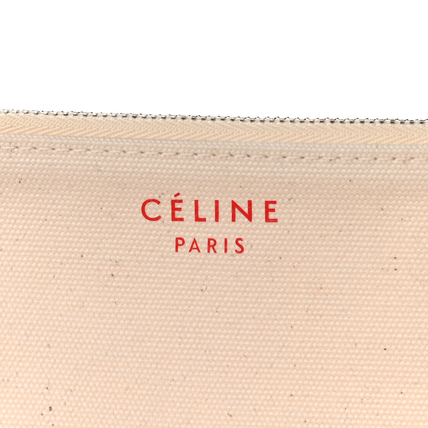 Celine Textile Medium Made In Tote Natural Red 7 of 19