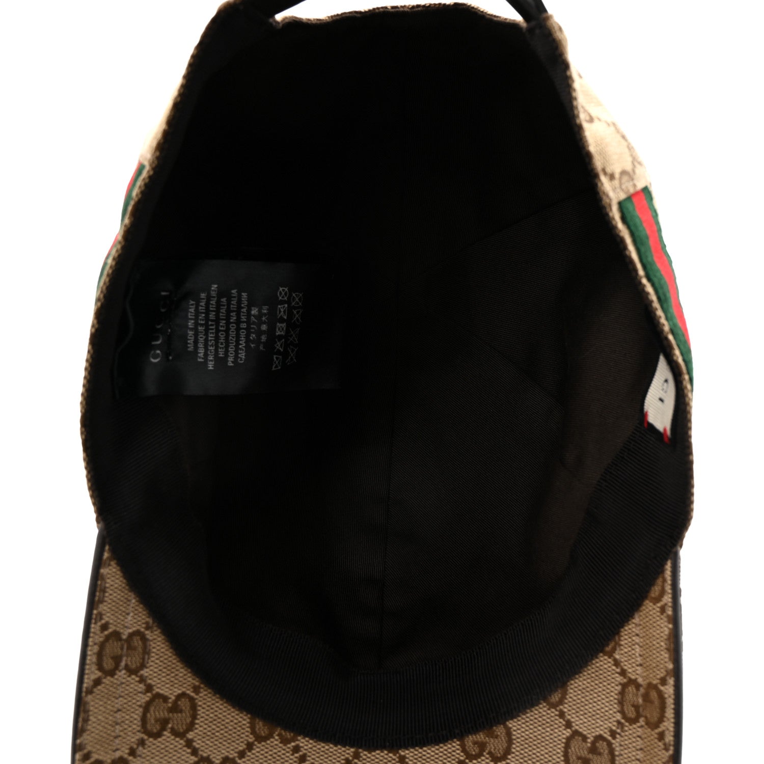 Gucci Monogram Web Baseball Hat XL Beige Cocoa 7 of 8