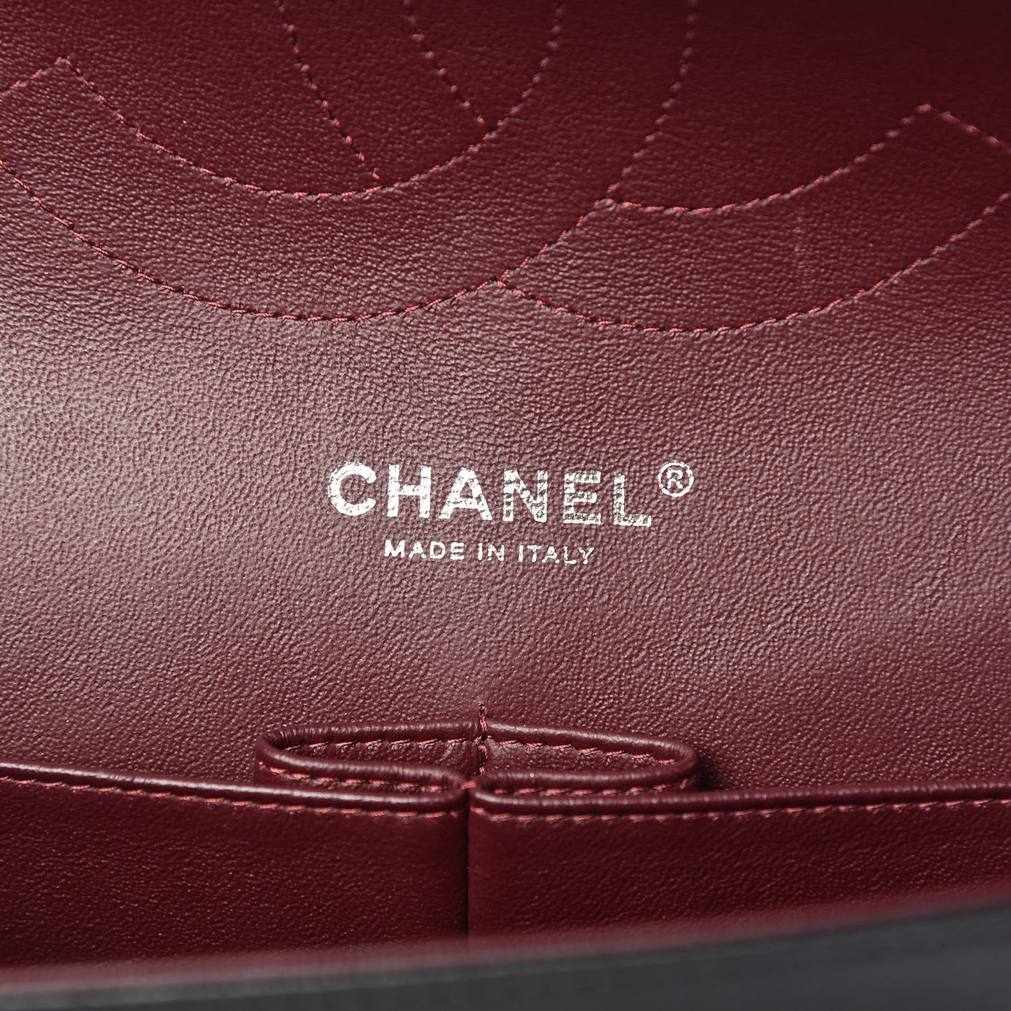 Lambskin Quilted Jumbo Double Flap Black