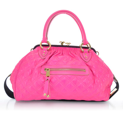 Marc Jacobs Quilted Leather Stam Fluo Pink 1 of 7