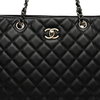 Chanel Caviar Quilted Large Shopping Tote Black 8 of 11