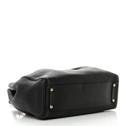 Salvatore Ferragamo Grained Calfskin Tote Black 4 of 18