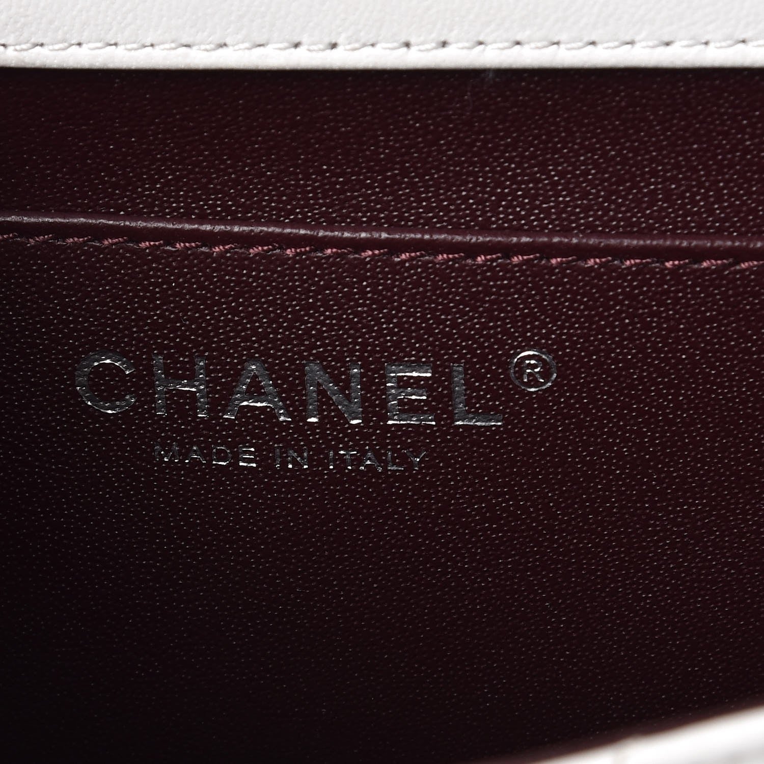 Chanel Lambskin Quilted Medium Crossing Times Flap Dark White 6 of 9