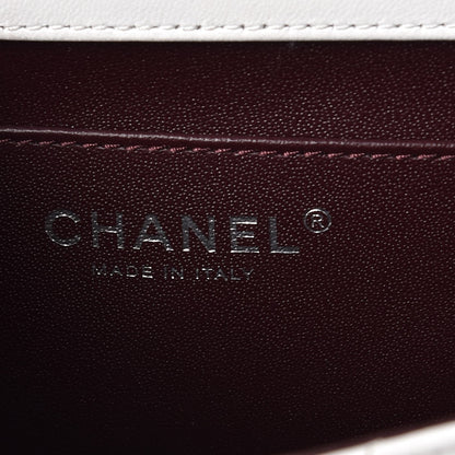 Chanel Lambskin Quilted Medium Crossing Times Flap Dark White 6 of 9