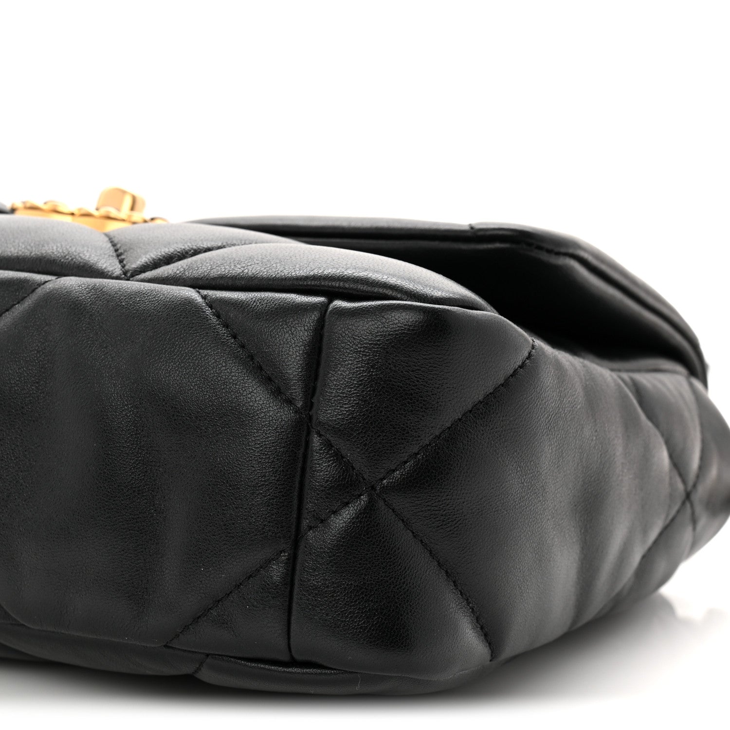 Chanel Lambskin Quilted Medium Chanel 19 Flap Black 19 of 21