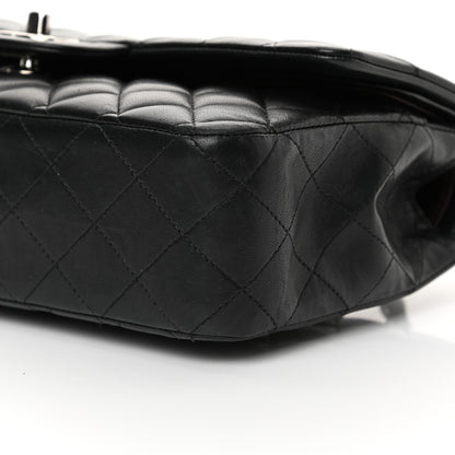Chanel Lambskin Quilted Medium Double Flap Black 18 of 32