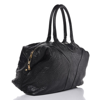 Saint Laurent Pebbled Lambskin Medium Easy Sac Black 3 of 23
