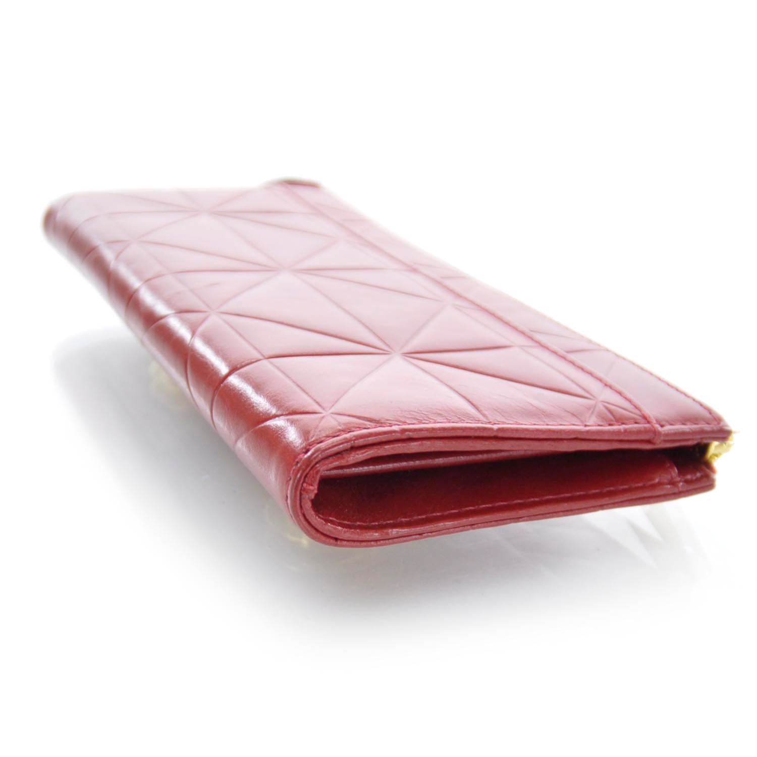 Marc Jacobs Leather Patchwork Zip Clutch Wallet Cherry Tart 3 of 7