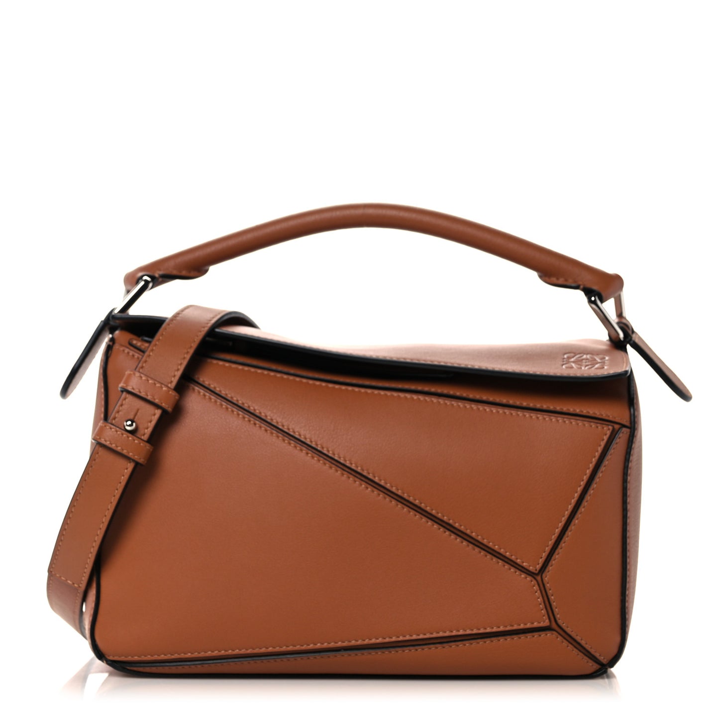 Calfskin Small Puzzle Bag Tan