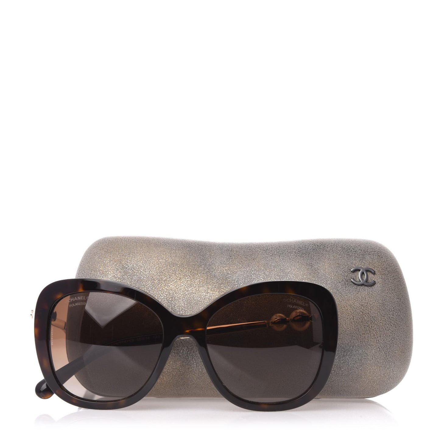 Square Winter Polarized Pearl Sunglasses 5339-H Tortoise