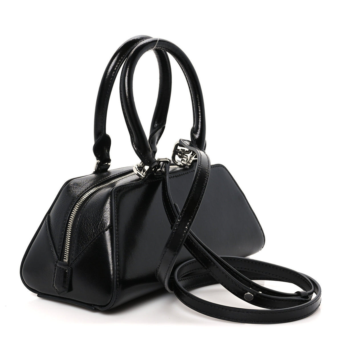 Box Calfskin East West Mini Antigona Black