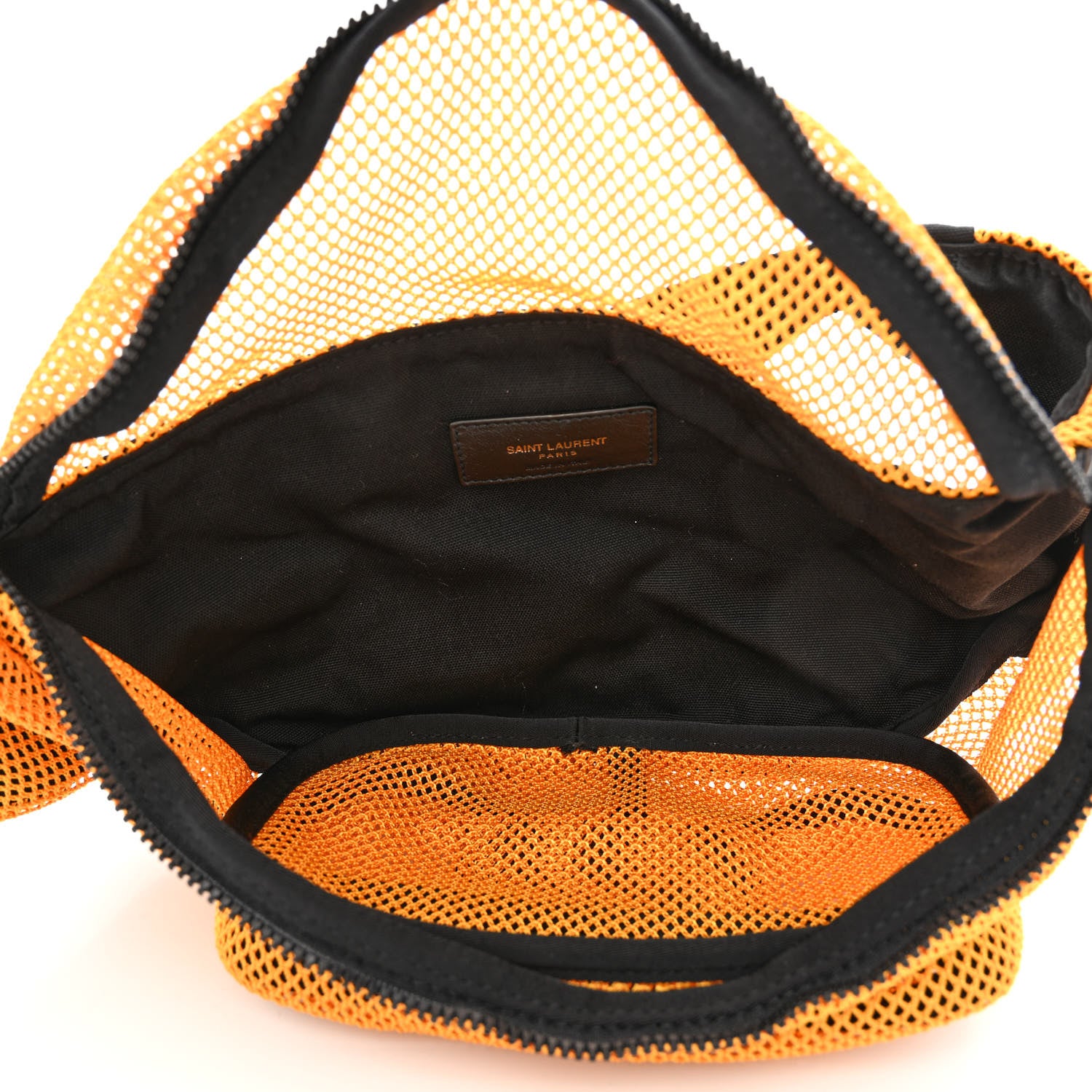 Saint Laurent Nylon Mesh SLP Belt Bag Jaune 5 of 10
