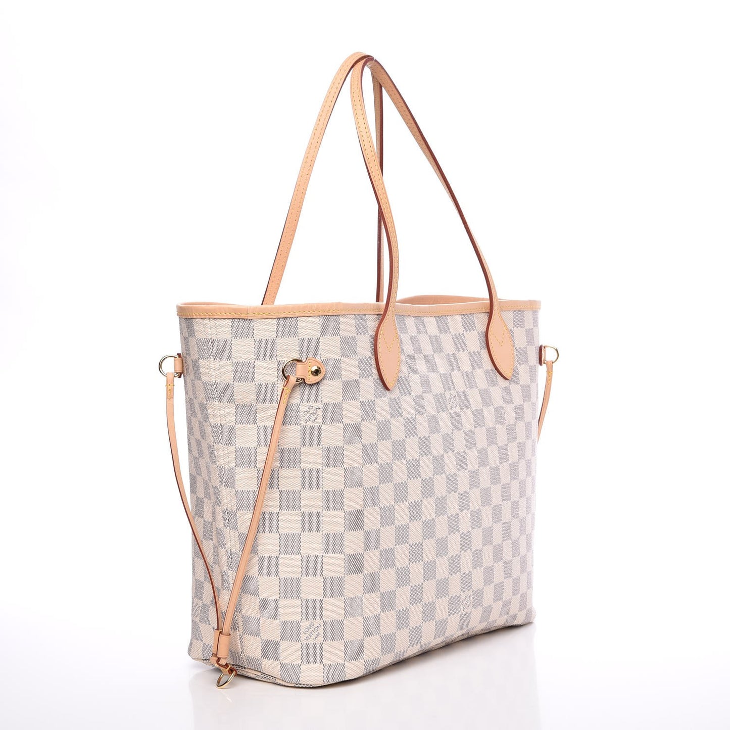 Damier Azur Neo Neverfull MM Rose Ballerine