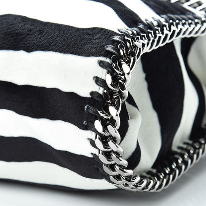 Stella McCartney Linen Zebra Falabella Fold Over Tote 11 of 11