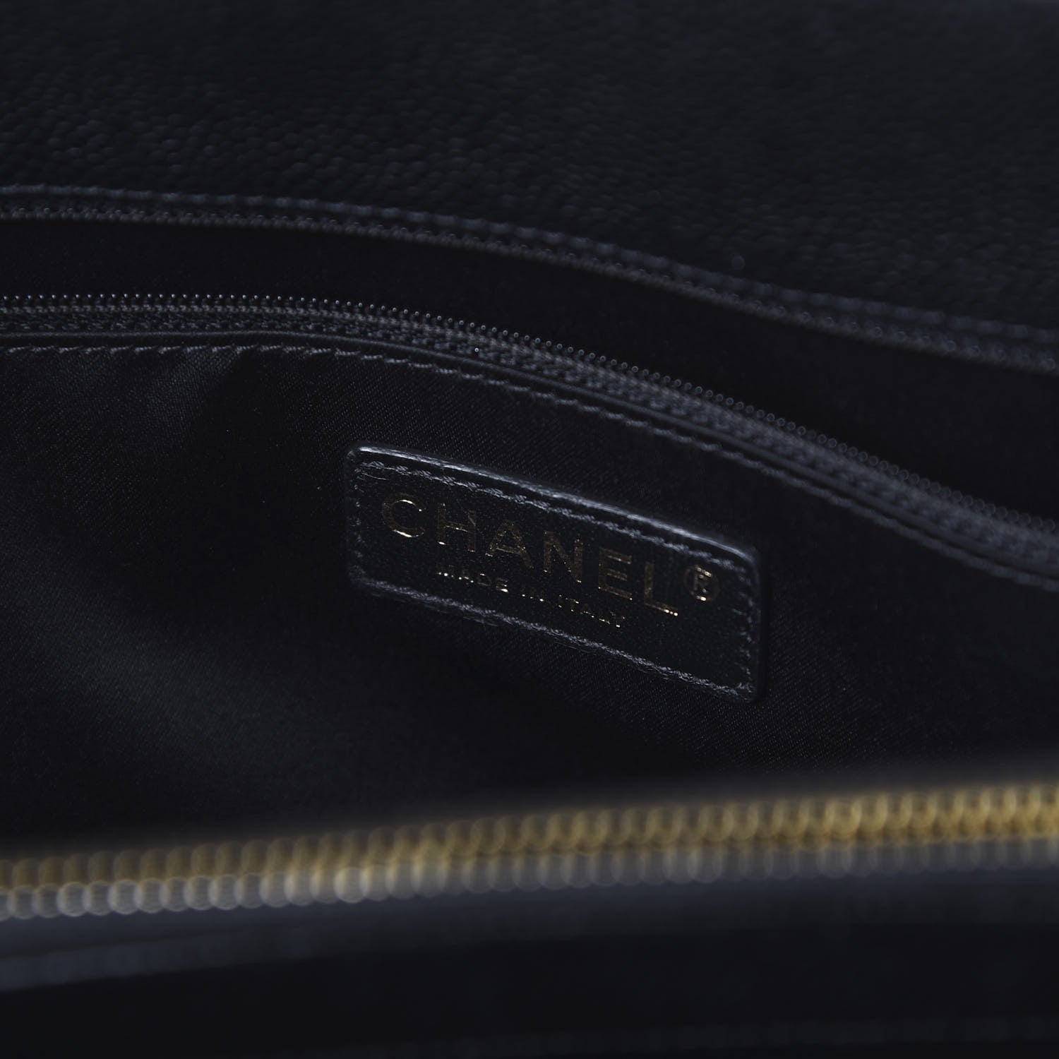 Chanel Caviar Quilted Grand Shopping Tote GST Black 8 of 11