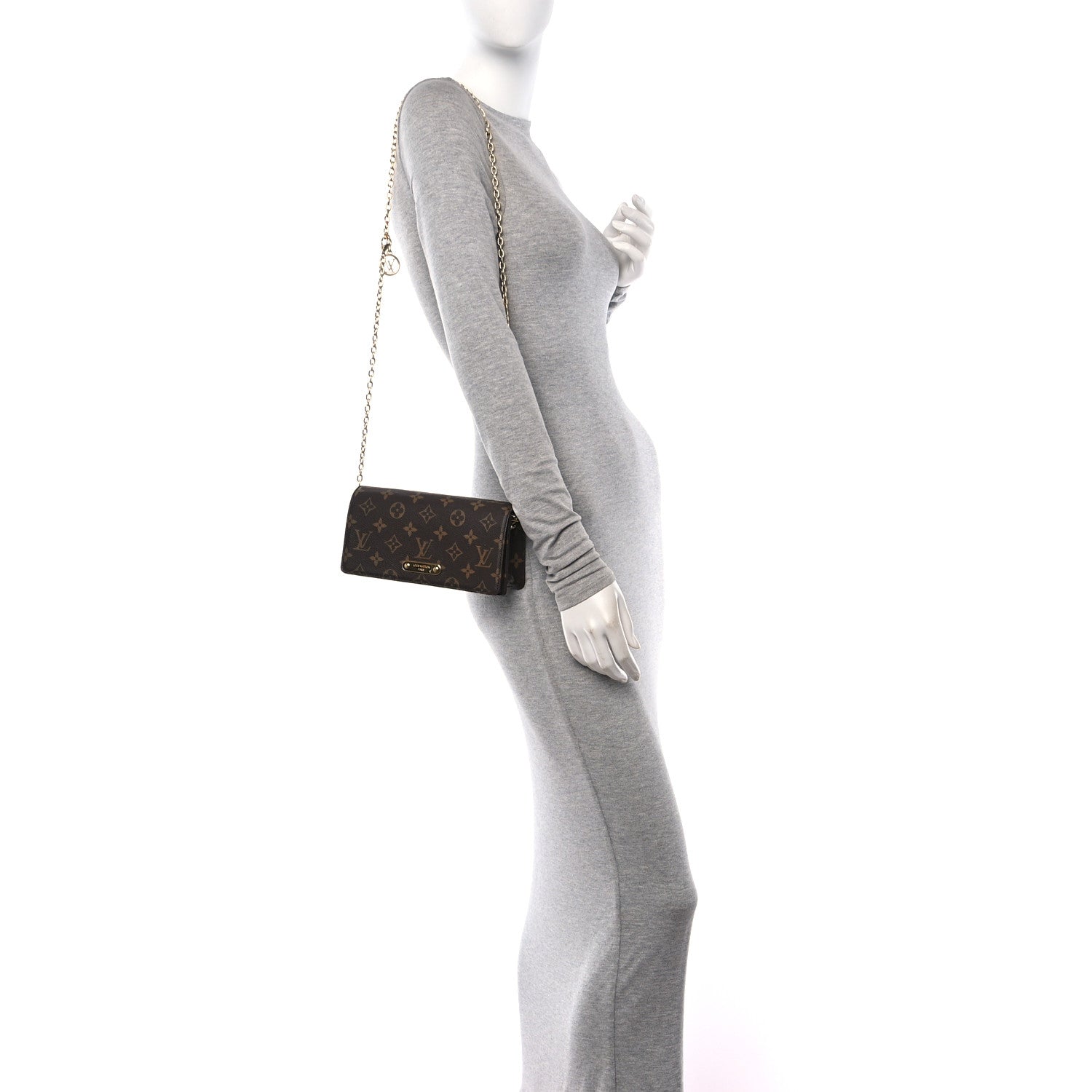 Louis Vuitton Monogram Lily Wallet On Chain 2 of 9