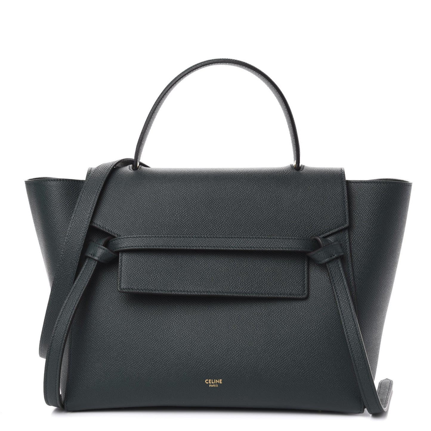 Grained Calfskin Mini Belt Bag Amazone