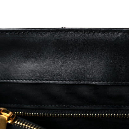 Saint Laurent Calfskin Y Quilted Monogram Large Loulou Chain Satchel Black 11 of 15