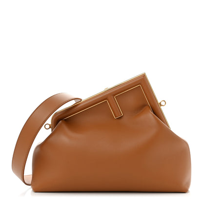 Fendi Shiny Nappa Medium Fendi First Caramello 1 of 14