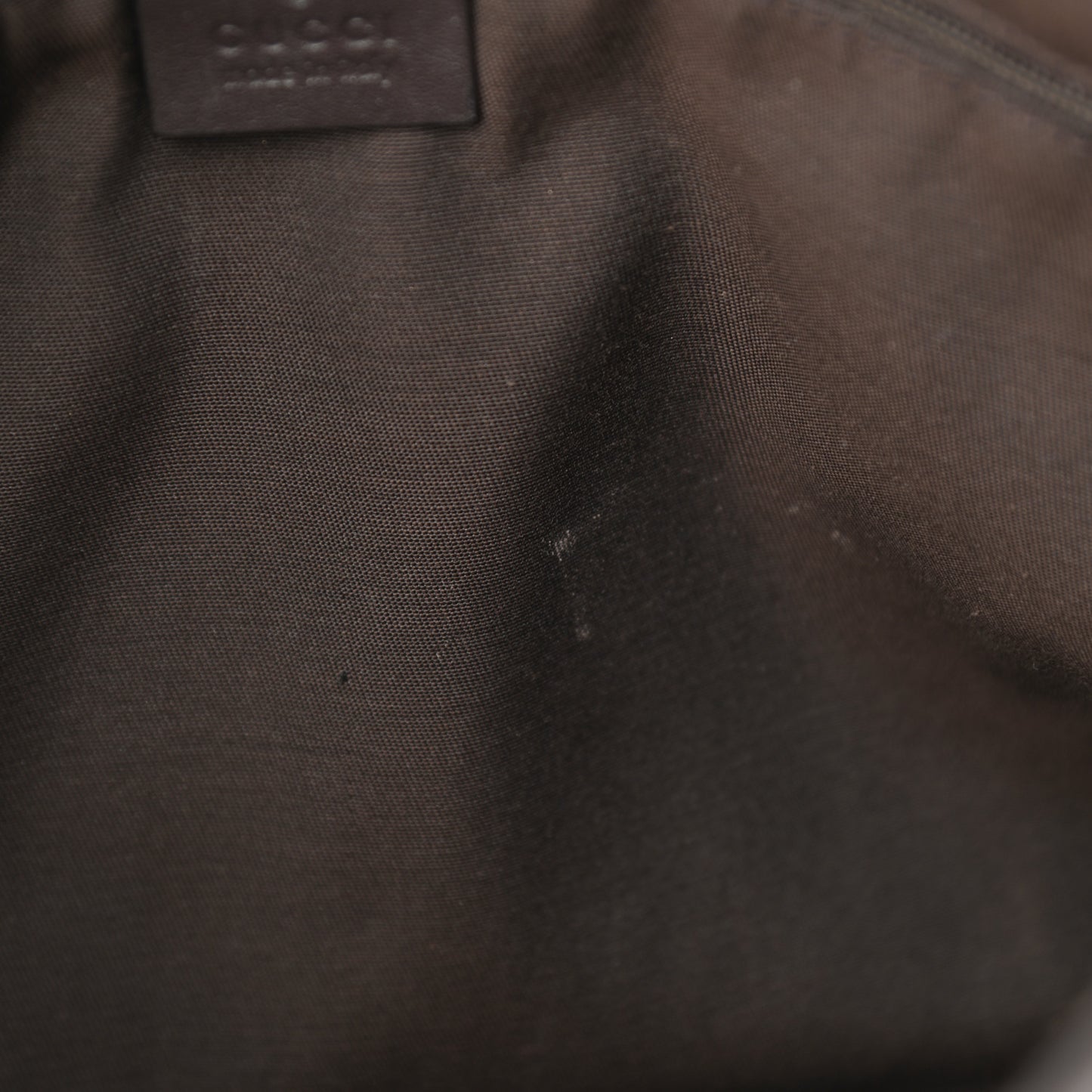 GG Plus Monogram Medium Flat Messenger Bag Dark Brown