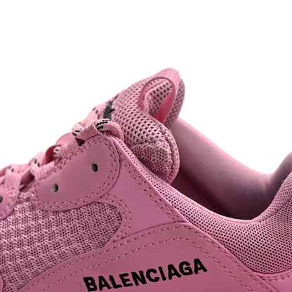 Balenciaga Fabric Mesh Clear Sole Womens Triple S Sneakers 38 Pink 10 of 10