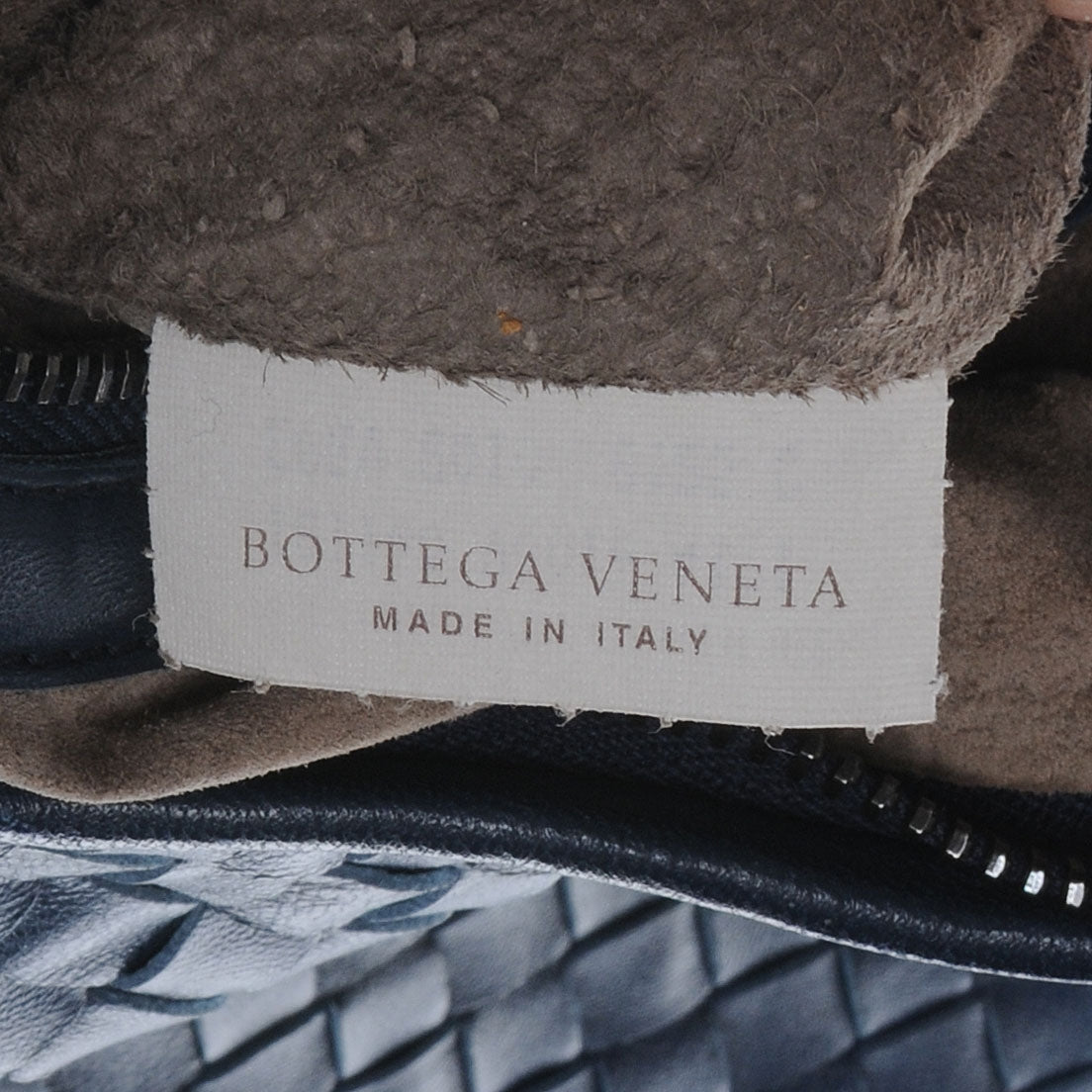 Bottega Veneta Nappa Intrecciato Maxi Veneta Hobo Navy Blue 8 of 11