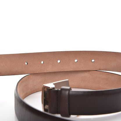 Gucci Mens Calfskin Selleria Belt 100 40 Cocoa 6 of 6