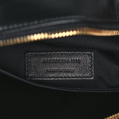 Saint Laurent Calfskin Matelasse Monogram Lou Camera Bag Black 7 of 12