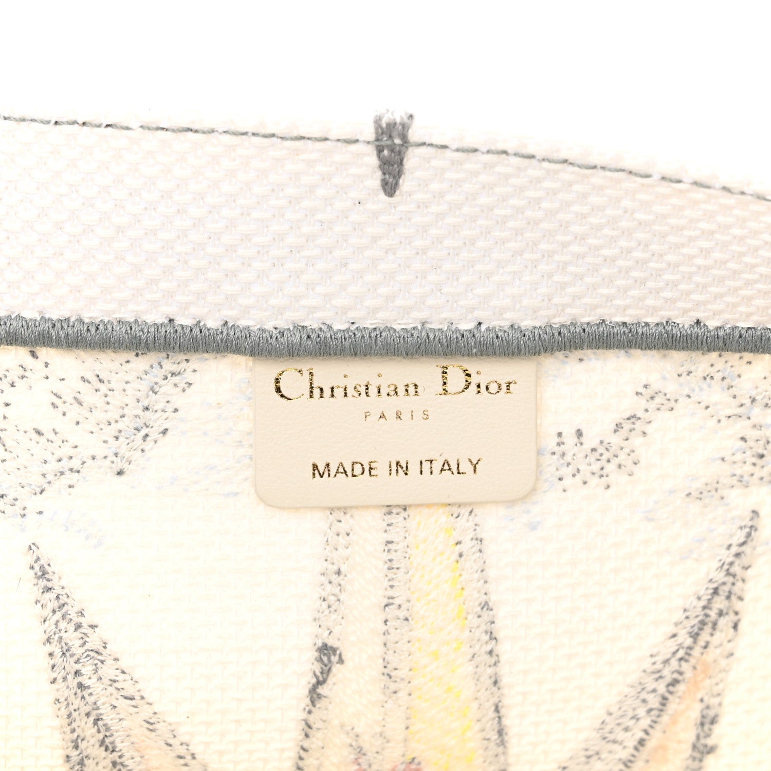 Christian Dior Canvas Embroidered Large Rêve d'Infini Book Tote Multicolor 6 of 10