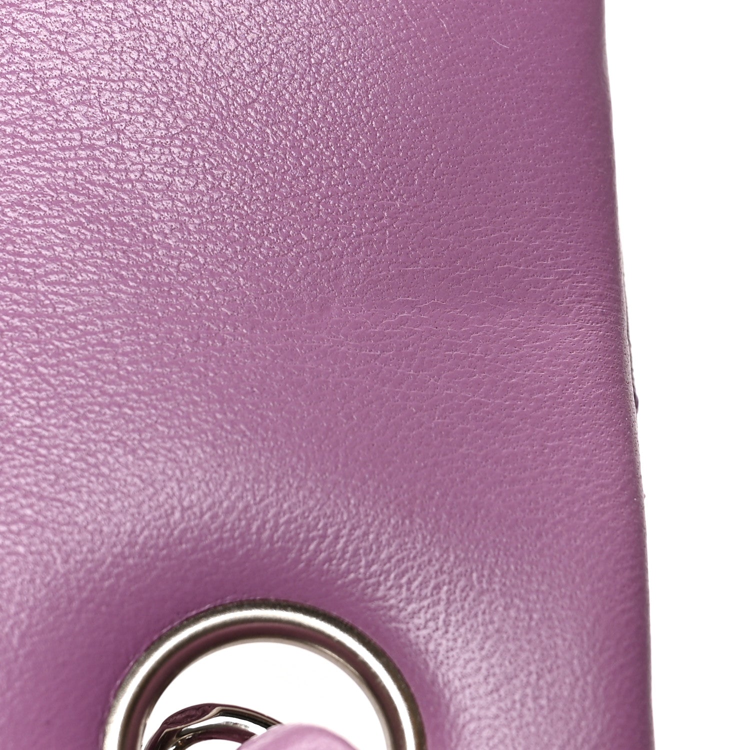 Chanel Lambskin Quilted Mini Rectangular Flap Purple 12 of 12