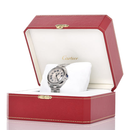 Cartier Stainless Steel 35mm Cle De Automatic Watch 7 of 7