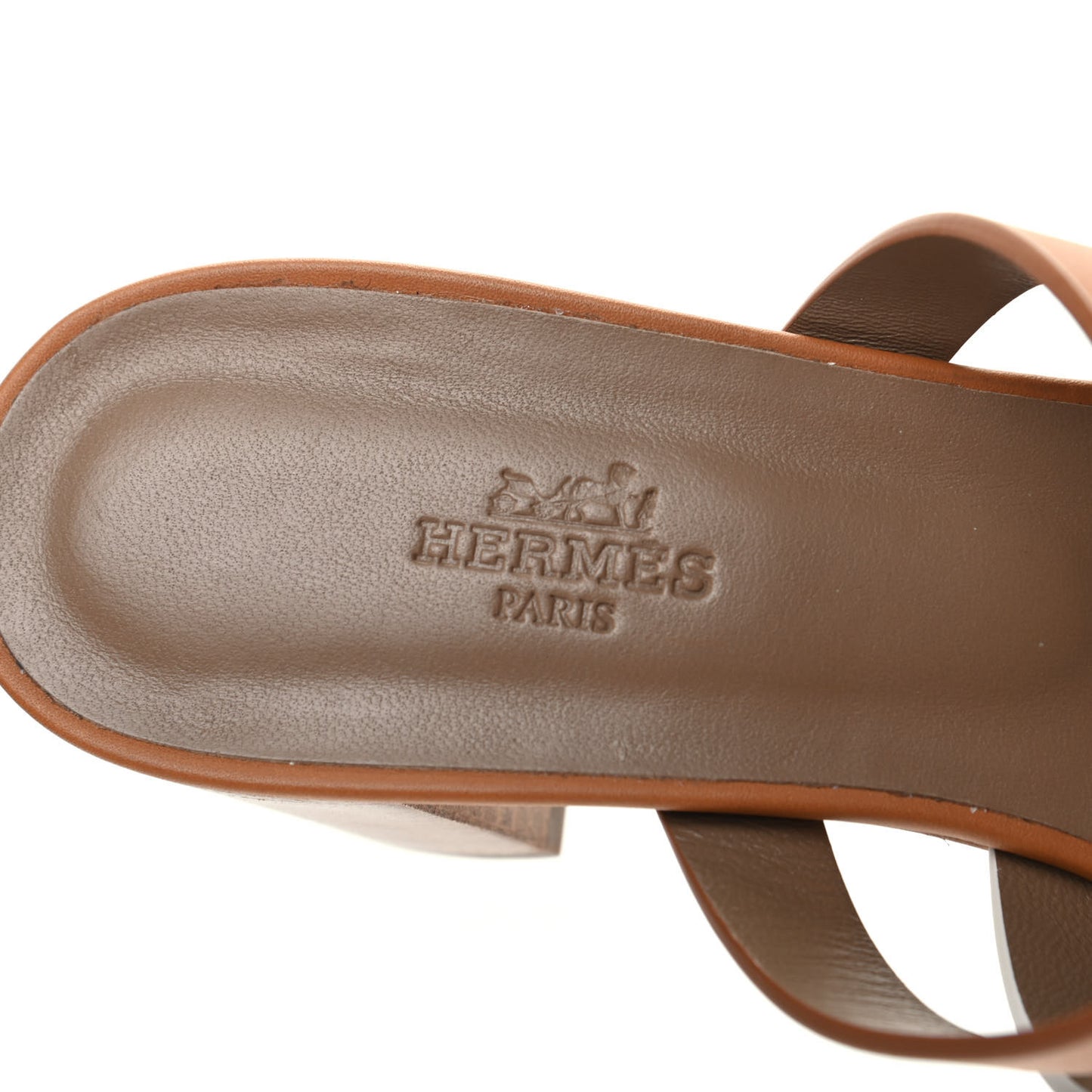 Calfskin Amica Sandals 39.5 White Natural