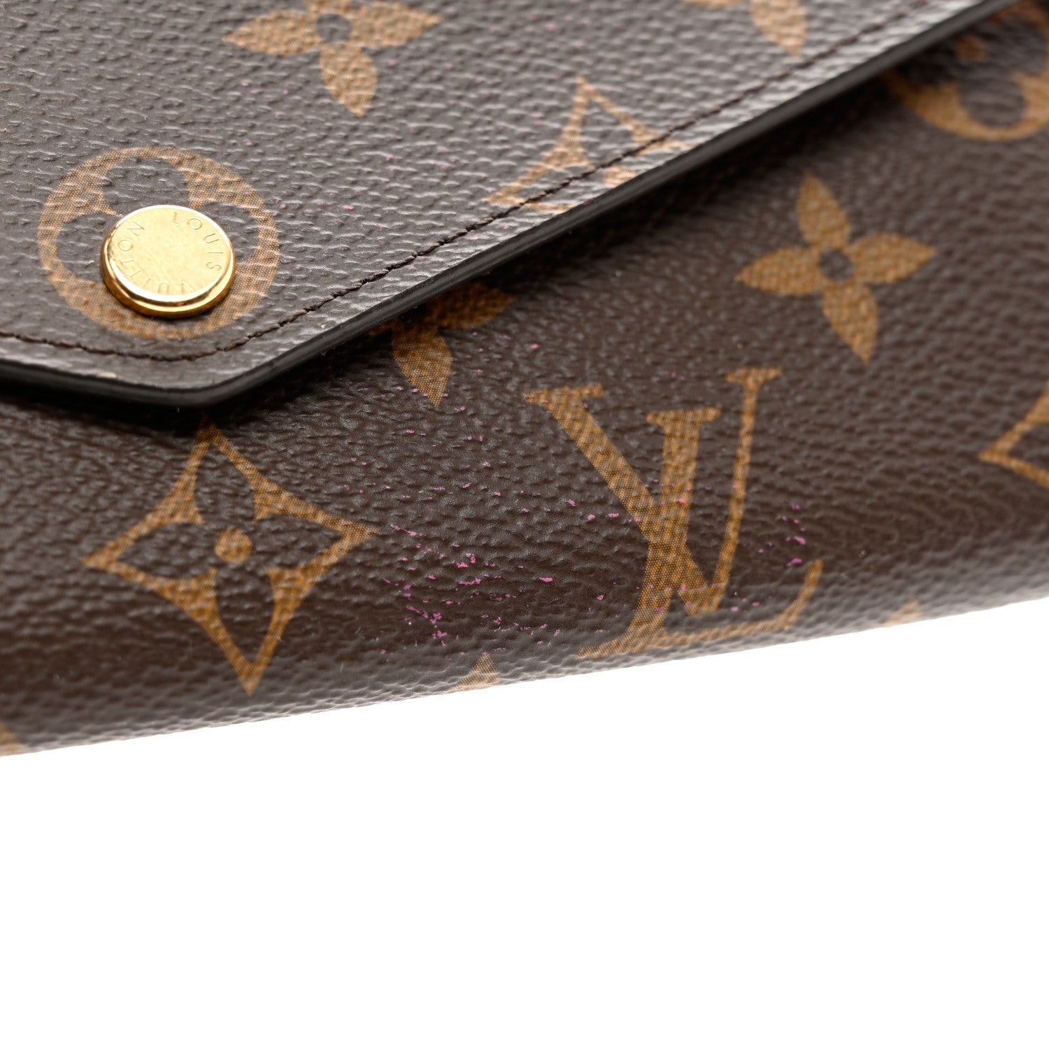 Louis Vuitton Monogram Sarah Wallet NM Coquelicot 8 of 8