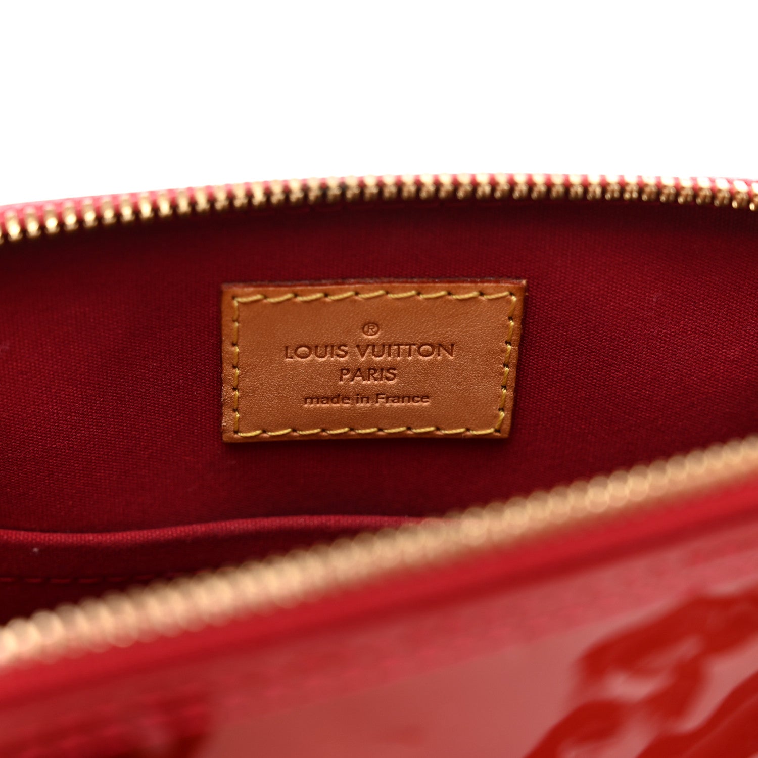 Louis Vuitton Vernis Alma BB Pomme D'Amour 7 of 10