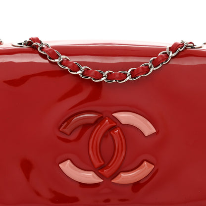 Chanel Vinyl Small Lipstick Flap Bag Red 8 of 12