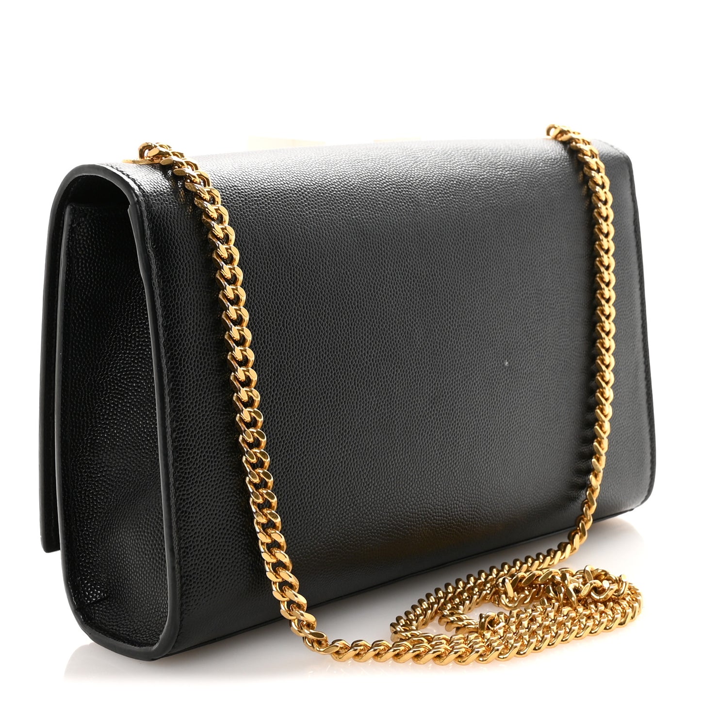 Grain De Poudre Medium Classic Monogram Kate Satchel Black