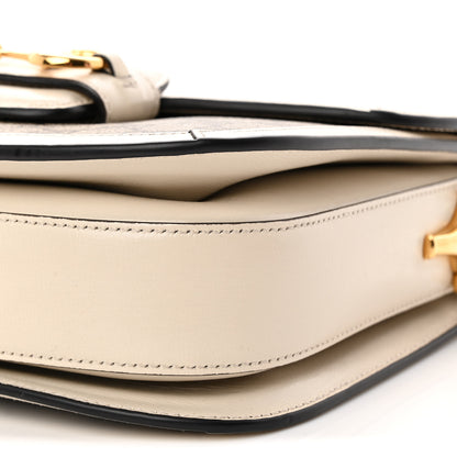 Gucci GG Supreme Monogram Horsebit 1955 Shoulder Bag Beige Mystic White 10 of 13