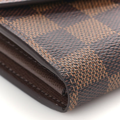 Louis Vuitton Damier Ebene Sarah Wallet NM 7 of 8