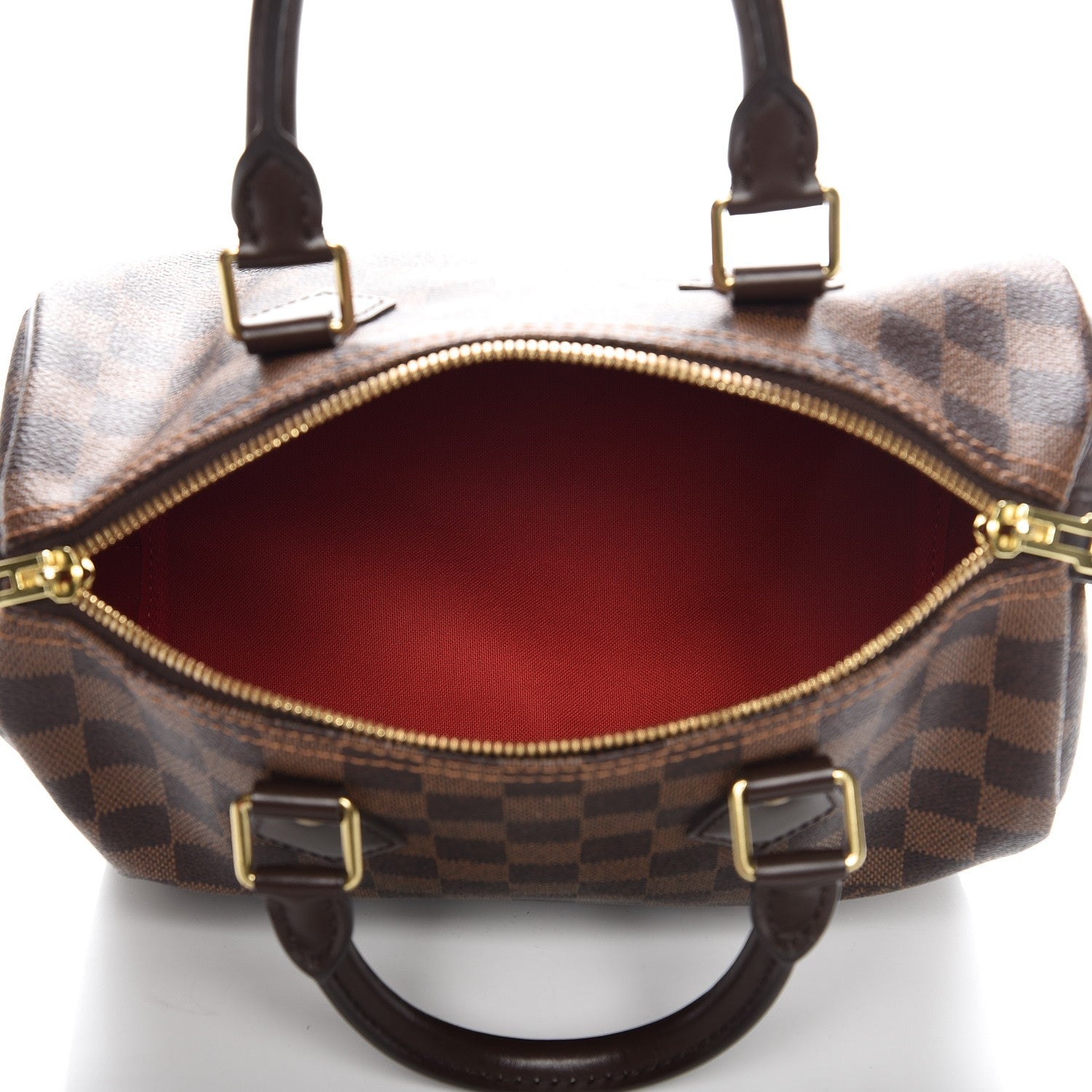 Louis Vuitton Damier Ebene Speedy Bandouliere 25 6 of 8