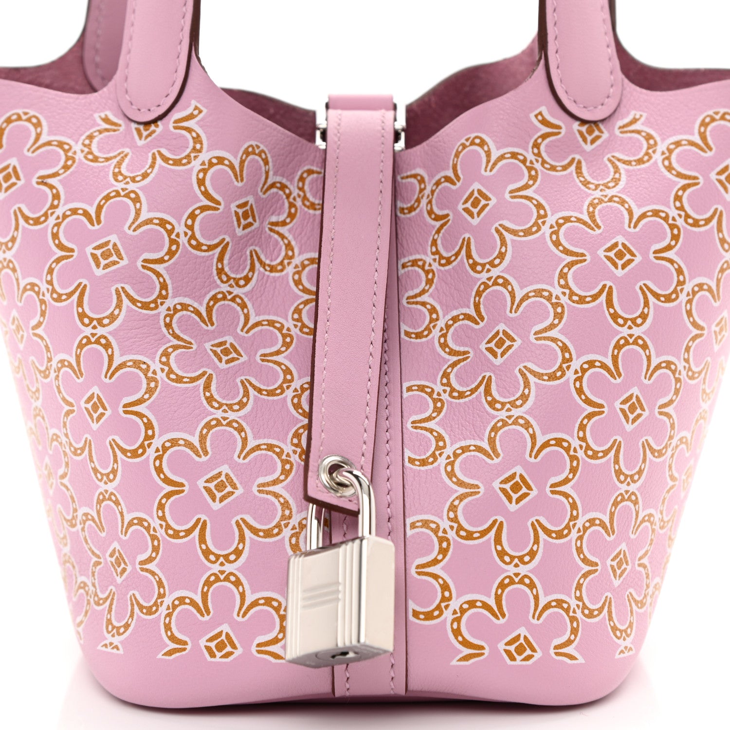 Hermes Swift Micro Lucky Daisy Picotin Lock Mauve Sylvestre 8 of 9