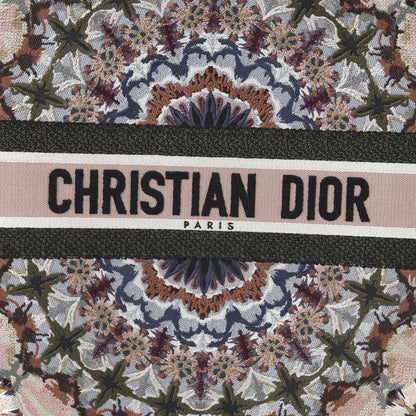 Christian Dior Canvas Embroidered KaleiDioroscopic Book Tote Multicolor 10 of 10