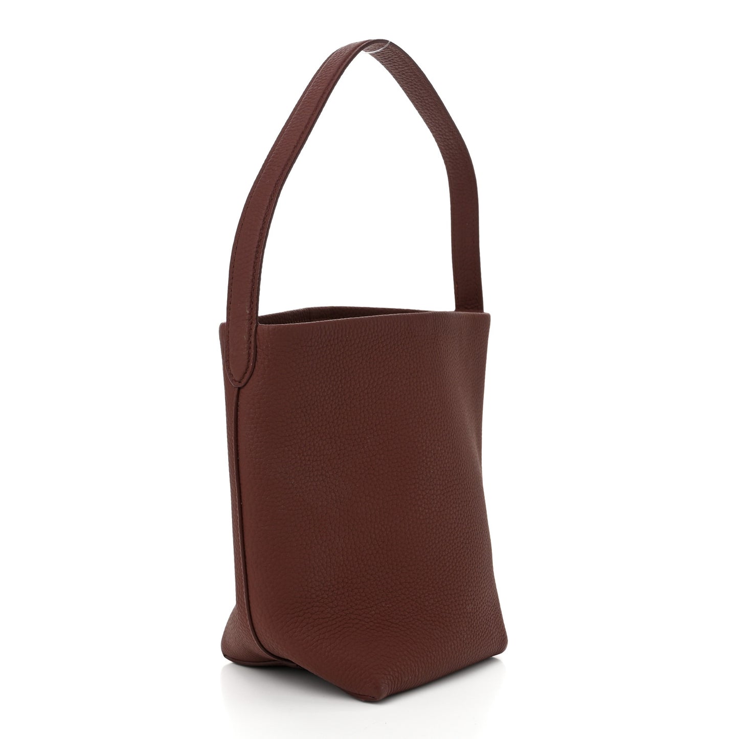 Grained Calfskin Small N/S Park Tote Cognac