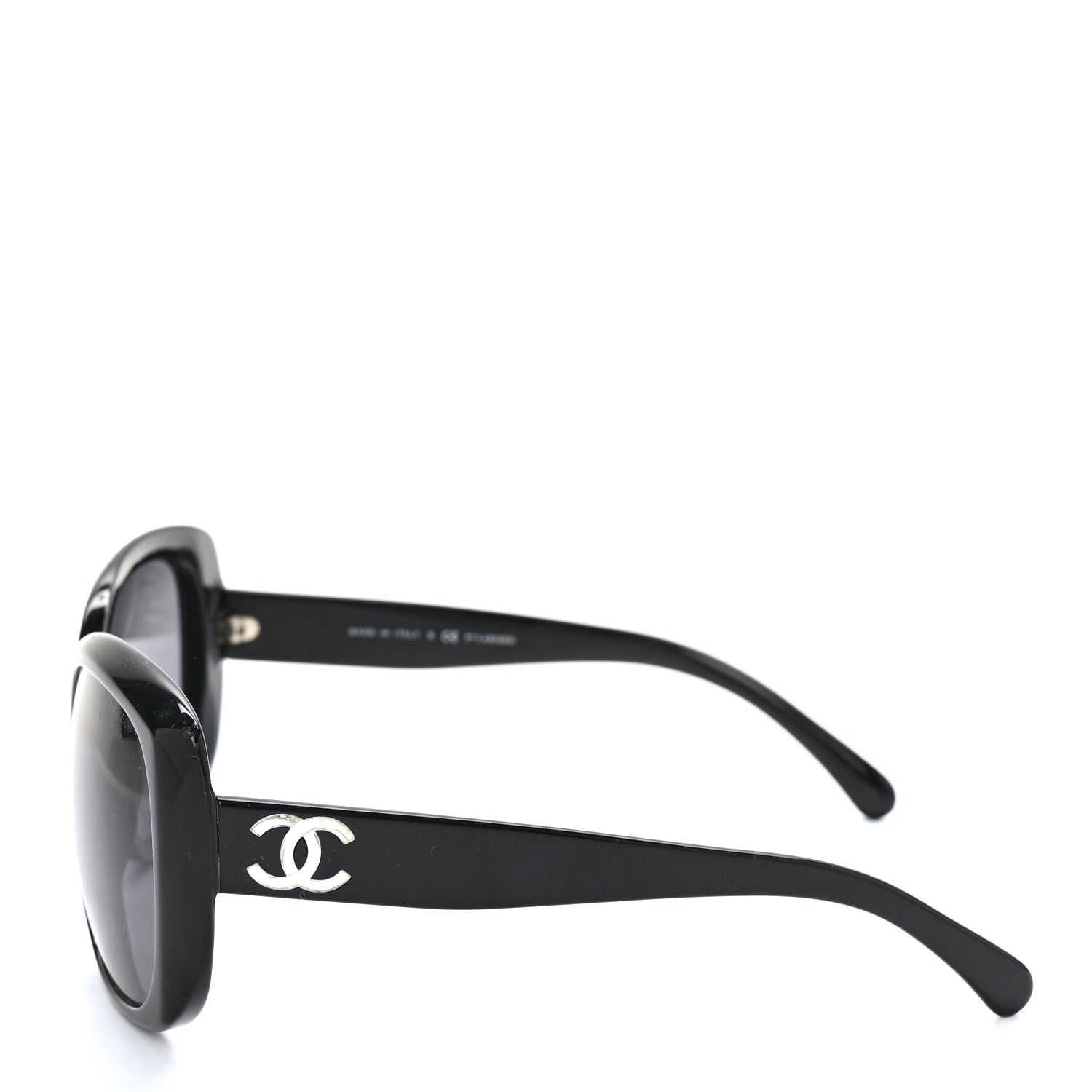 Chanel Acetate Polarized CC Sunglasses 5183 Black 3 of 8