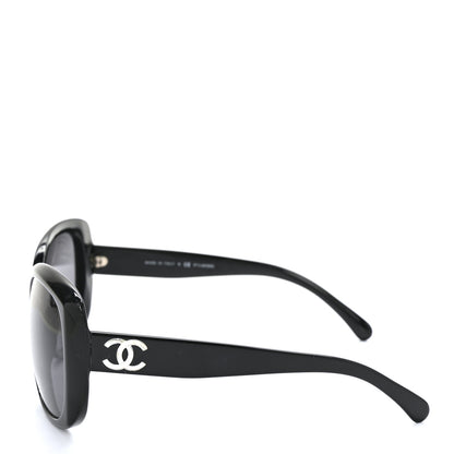 Chanel Acetate Polarized CC Sunglasses 5183 Black 3 of 8