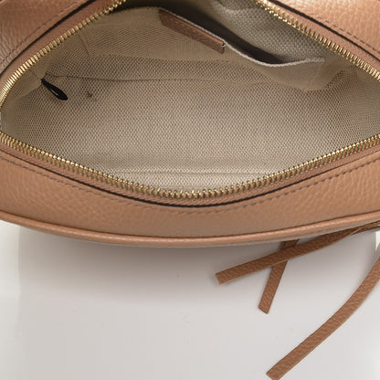 Gucci Pebbled Calfskin Small Soho Disco Bag Camelia 5 of 7